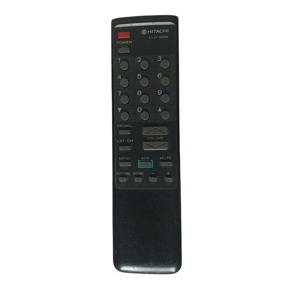 Genuine Hitachi TV Remote Control CLU-253B Tested Working - Picture 1 of 3